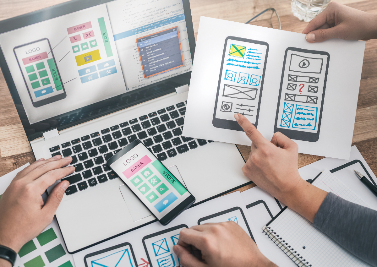 Ảnh: Lựa chọn giao diện website cho máy tính và mobile trước khi thiết kế website