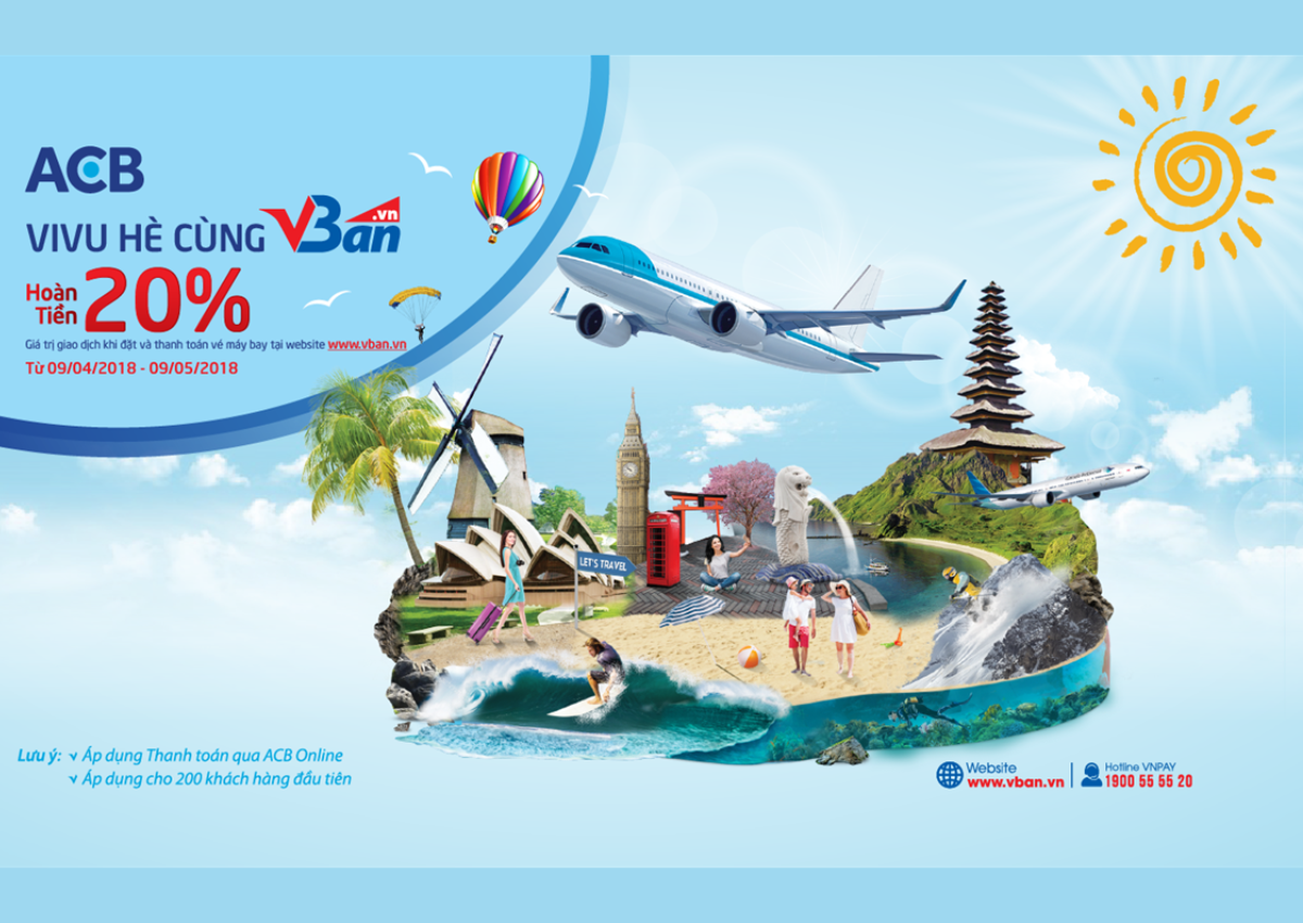 Ảnh Website bán vé máy bay của Vban.vn